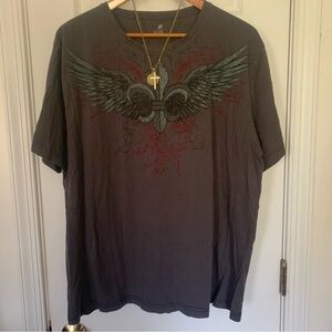 Retro J. Ferrar Angelic Fleur De Lis Tee Shirt